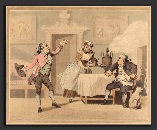 Thomas Rowlandson (British, 1756 - 1827), Manager and Spouter, 1784