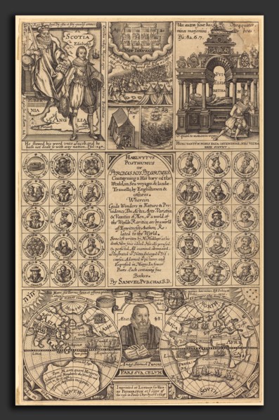 British 17th Century, Frontispiece, published 1625, engraving