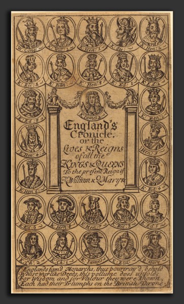 British 17th Century, Frontispiece, engraving