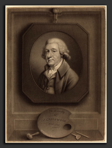 William Pether (British, probably 1731 - 1821), The Friendly Mr. John Greenwood, mezzotint on laid