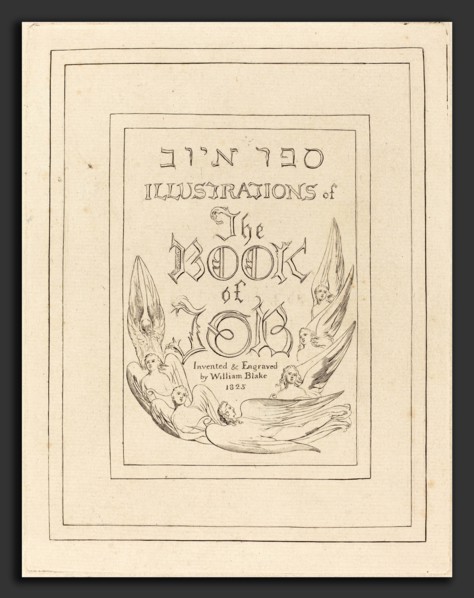 William Blake (British, 1757 - 1827), Title Page, 1825, engraving