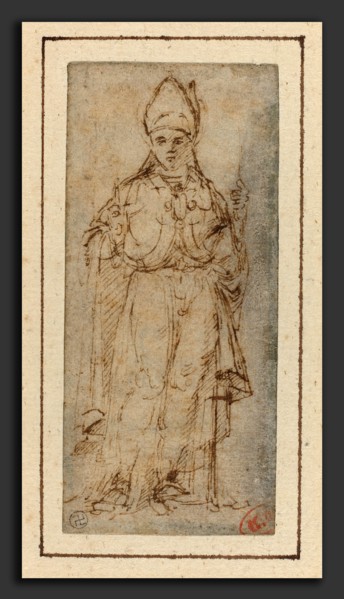 Giovanni Bellini (Italian, c. 1430-1435 - 1516), Saint Louis of Toulouse Holding a Book, c. 1465,