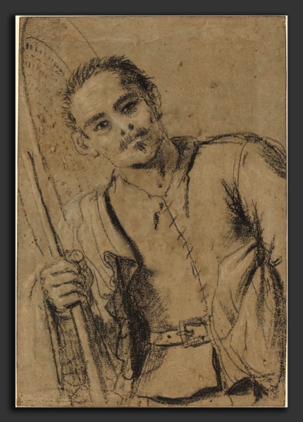 Giovanni Francesco Barbieri, called Guercino (Italian, 1591 - 1666), A Grain Merchant, c. 1620,