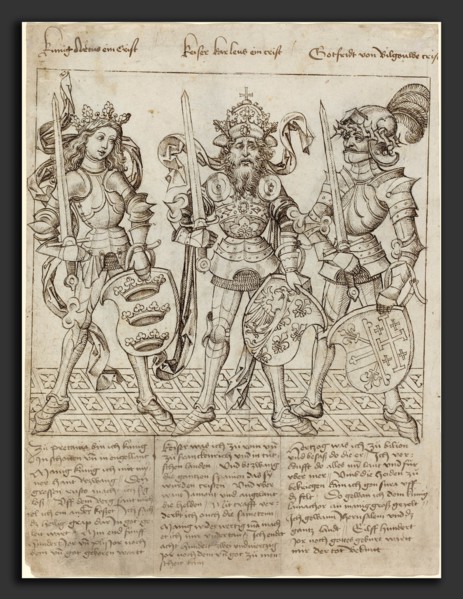 Primary Master of the Strassburg Chronicle (German, active 1480s and 1490s), King Arthur,