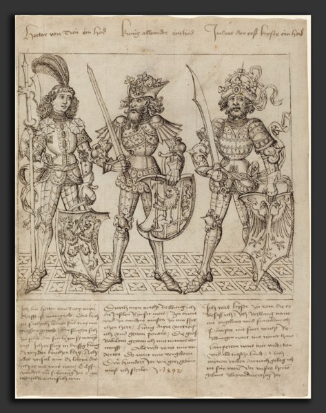 Primary Master of the Strassburg Chronicle (German, active 1480s and 1490s), Hector of Troy,