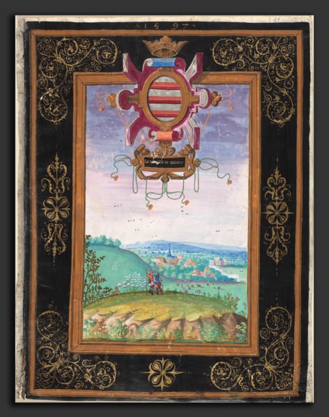 Adrien Montigny (French, 16th century), Le Villaige de Brimeu, c. 1597, gouache and watercolor on