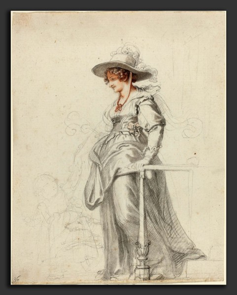 Richard Cosway (British, 1740-1742 - 1821), Maria Cosway with Her Daughter Louisa, c. 1794,