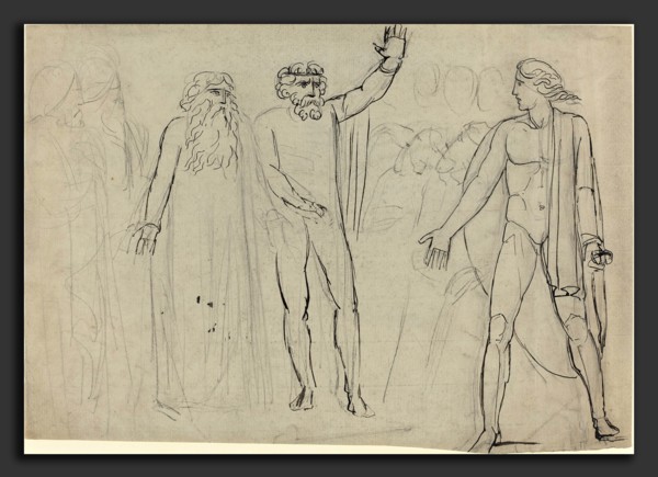 William Blake (British, 1757 - 1827), "And Saul Said unto David, Go, and the Lord be with Thee"