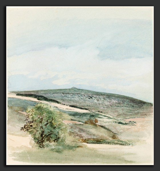 William Collins (British, 1788 - 1847), A Heath in Sussex, 1810-1815, watercolor over graphite with