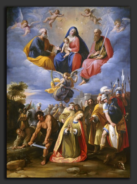 Giuseppe Cesari, called Cavaliere d'Arpino, Martyrdom of Saint Margaret, Italian, 1568 - 1640, c.