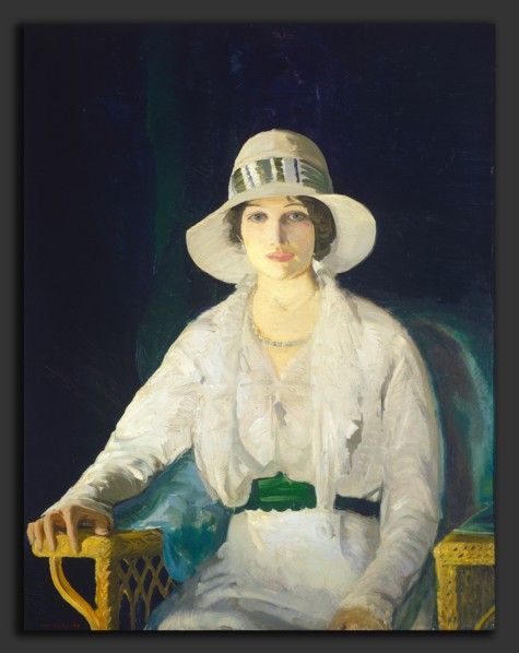 George Bellows, Florence Davey, American, 1882 - 1925, 1914, oil on wood