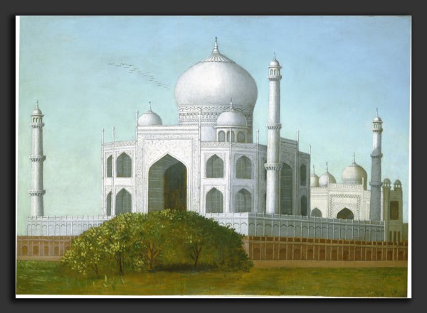 Erastus Salisbury Field, The Taj Mahal, American, 1805 - 1900, c. 1860-1880, oil on canvas