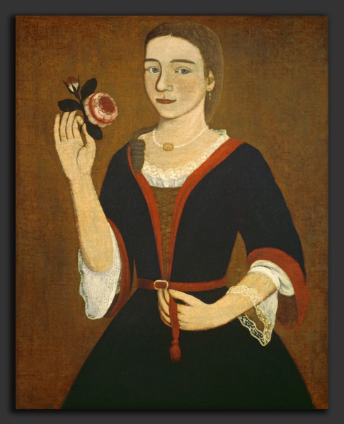 The Gansevoort Limner (Possibly Pieter Vanderlyn) (American, active 1730-1745), Miss Van Alen, c.