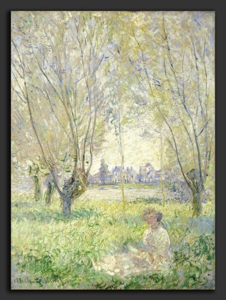 Claude Monet (French, 1840 - 1926), Woman Seated under the Willows, 1880, oil on canvas
