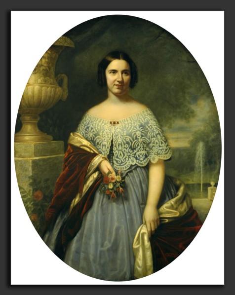 Francis Bicknell Carpenter, Lucy Tappan Bowen (Mrs. Henry C. Bowen), American, 1830 - 1900, 1859,