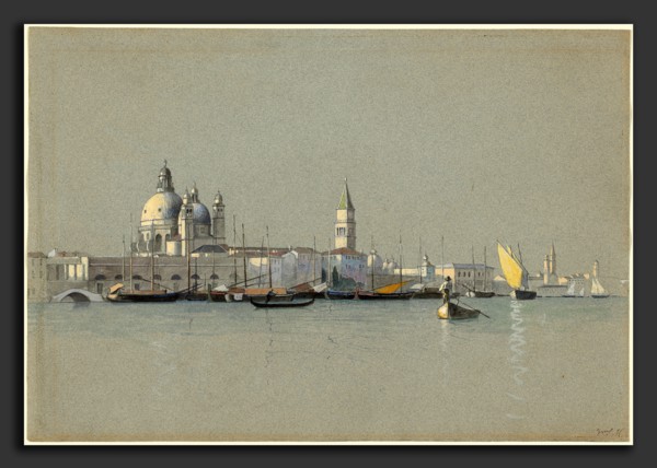 William Stanley Haseltine, View across the Giudecca Canal toward the Salute and the Campanile of