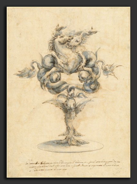 Master of the Medici Banquet Decanters (Italian, active 1650 - 1670), A Wine Decanter with Two
