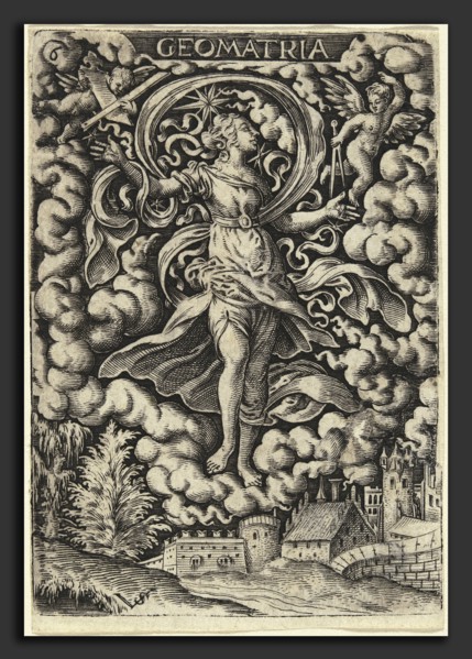 Virgil Solis (German, 1514 - 1562), Geometria (Geometry), engraving