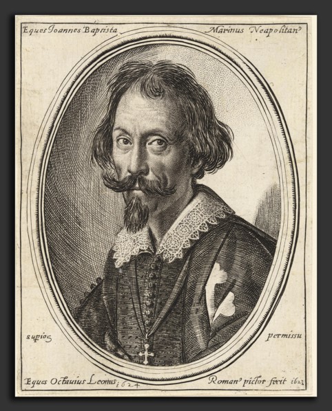 Ottavio Leoni, Giovanni Marino, Italian, c. 1578 - 1630, 1623-1624, engraving