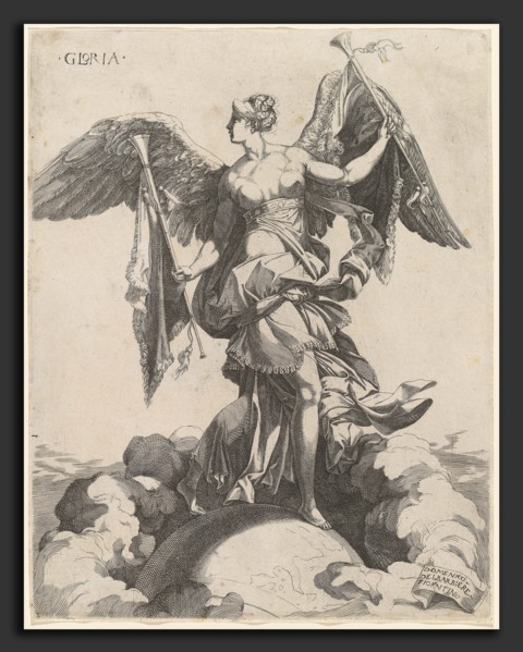 Domenico del Barbiere after Rosso Fiorentino, Gloria, Italian, c. 1506 - probably 1565-1575,
