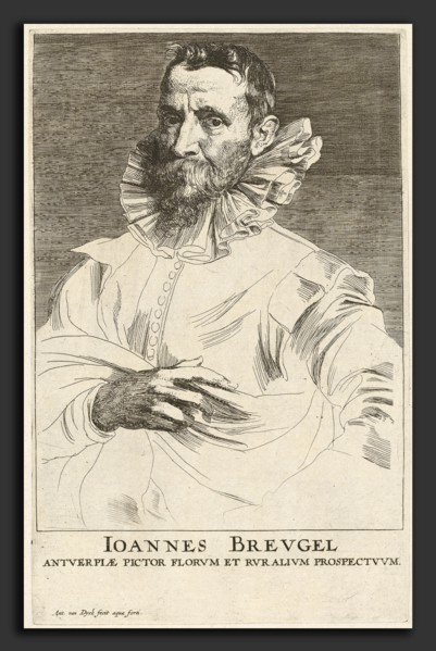 Sir Anthony van Dyck, Jan Bruegel the Elder, Flemish, 1599 - 1641, probably 1626-1641, etching and