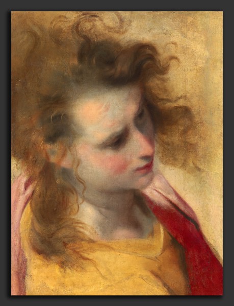 Federico Barocci (Italian, probably 1535 - 1612), The Head of Saint John the Evangelist, c. 1580,