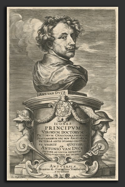 Sir Anthony van Dyck and Jacobus Neeffs (Flemish, 1599 - 1641), Self-Portrait, probably 1626-1641,