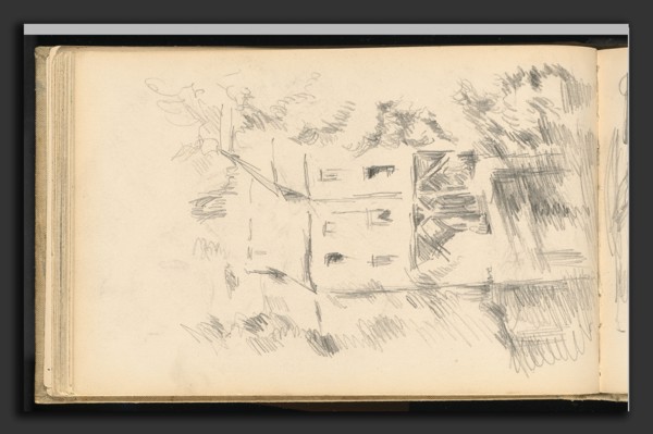 Paul Cézanne, The Mill, French, 1839 - 1906, 1889-1892, graphite on wove paper