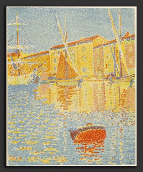 Paul Signac (French, 1863 - 1935), The Buoy (La bouée), 1894, 6-color lithograph