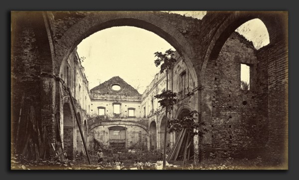 Eadweard Muybridge (American, born England, 1830 - 1904), Ruins of the Church of Santo