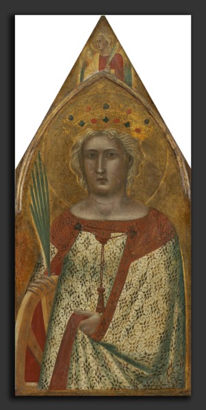 Pietro Lorenzetti (Italian, active c. 1306 - probably 1348), Madonna and Child with Saint Mary