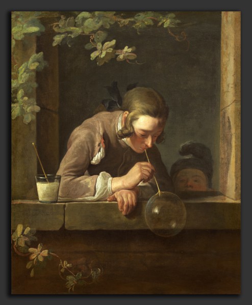 Jean Siméon Chardin (French, 1699 - 1779), Soap Bubbles, probably 1733-1734, oil on canvas