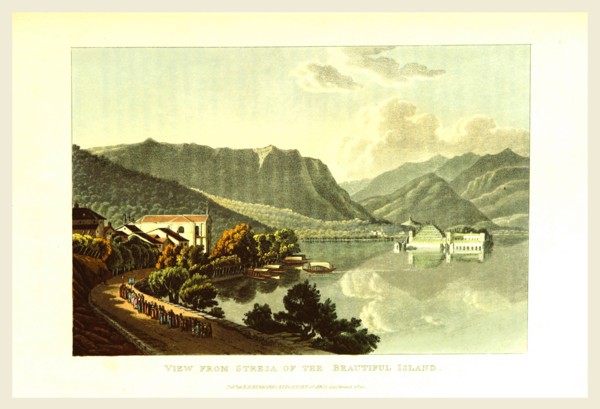 Picturesque Tour from Geneva to Milan, by way of the Simplon, view od Stresa, Italy