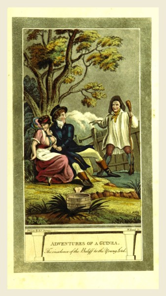 Adventures of a Guinea, 19th century engraving