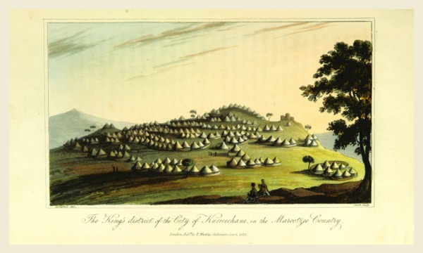 City of Kurreechane, Travels in South Africa, 1822