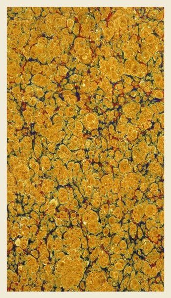 Background, marbled paper, 19th century, yellow
