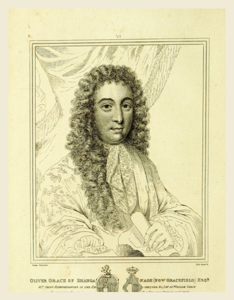 Oliver Grace of Shanganarg, Gracefield, UK, 19th century engraving