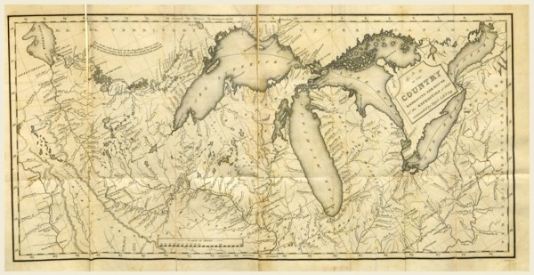 Map, Narrative of an Expedition to the source of St. Peter's River, Lake Winnepeck, Lake of the