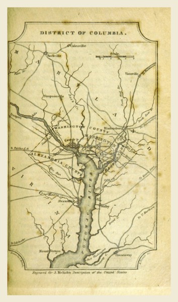 District of Columbia, A Geographical Description of the United States with the contiguous British