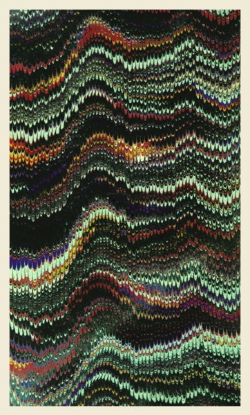 Background, marbled paper, 19th century