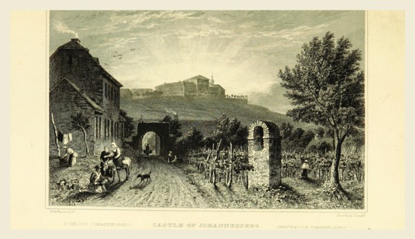 Castle of Johannesberg, Germany, Tombleson's Views of the Rhine, Tombleson's Views of the Rhine,