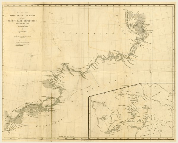Narrative of the Arctic Land Expedition to the mouth of the Great Fish River, and along the shores