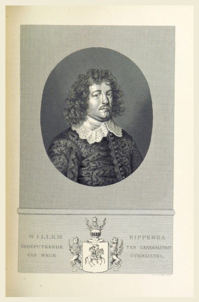 Dutch History Willem Ripperda, gedeputeerde Generalteit Overijssel
