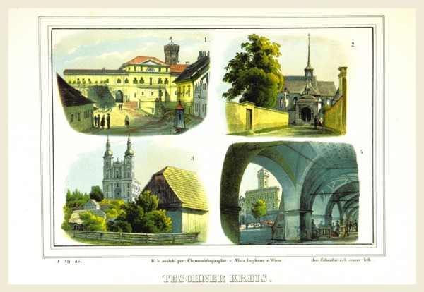 Teschner Kreis, Das pittoreske Oesterreich, Austria, 19th century engraving