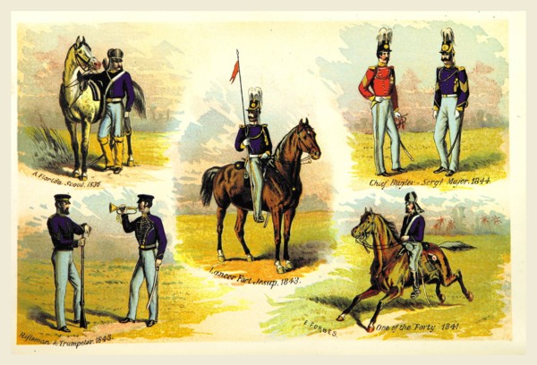 With the Second Dragoons, Second United States Cavalry, an  account of service in Florida, Mexico,