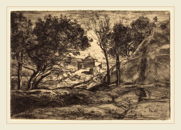 Jean-Baptiste-Camille Corot (French, 1796-1875), Souvenir of Tuscany (Souvenir de Toscane), c.