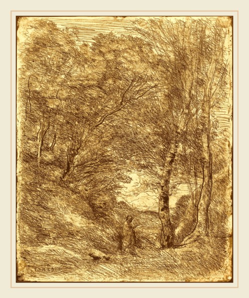 Jean-Baptiste-Camille Corot (French, 1796-1875), The Gardens of Horace (Les Jardins d'Horace),