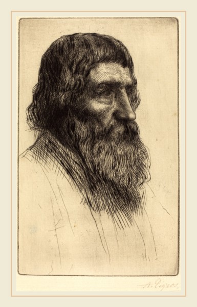 Alphonse Legros, English Peasant (Paysan anglais), French, 1837-1911, etching