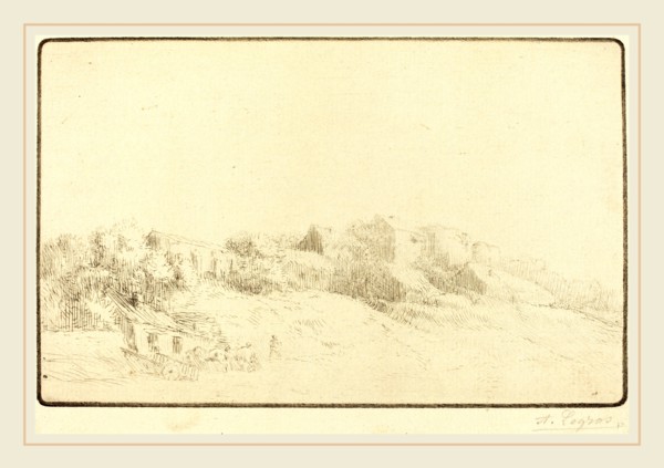 Alphonse Legros, Saint Maurice in Bourgogne (Saint Maurice en Bourgogne), French, 1837-1911,