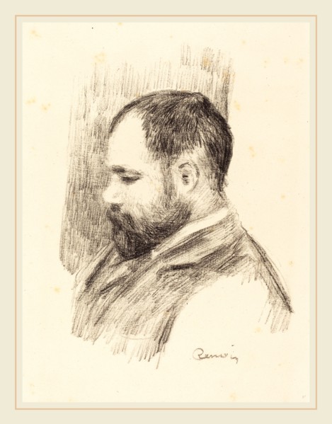 Auguste Renoir, Ambroise Vollard, French, 1841-1919, 1904, lithograph